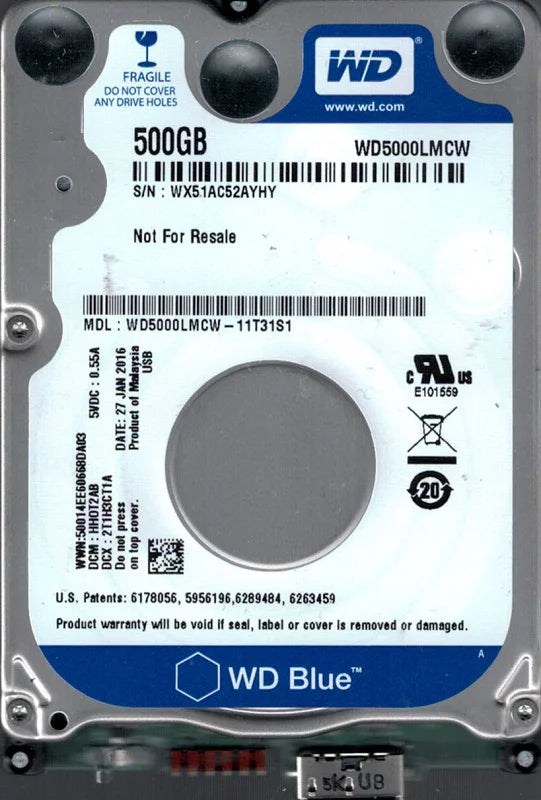 500GB Hard Drive S821375