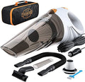 Portable Handheld Car Vacuum Cleaner with 16ft Cord, Bag, and Attachments H164091