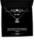 Wife Wishbone Dancing Necklace Q749141