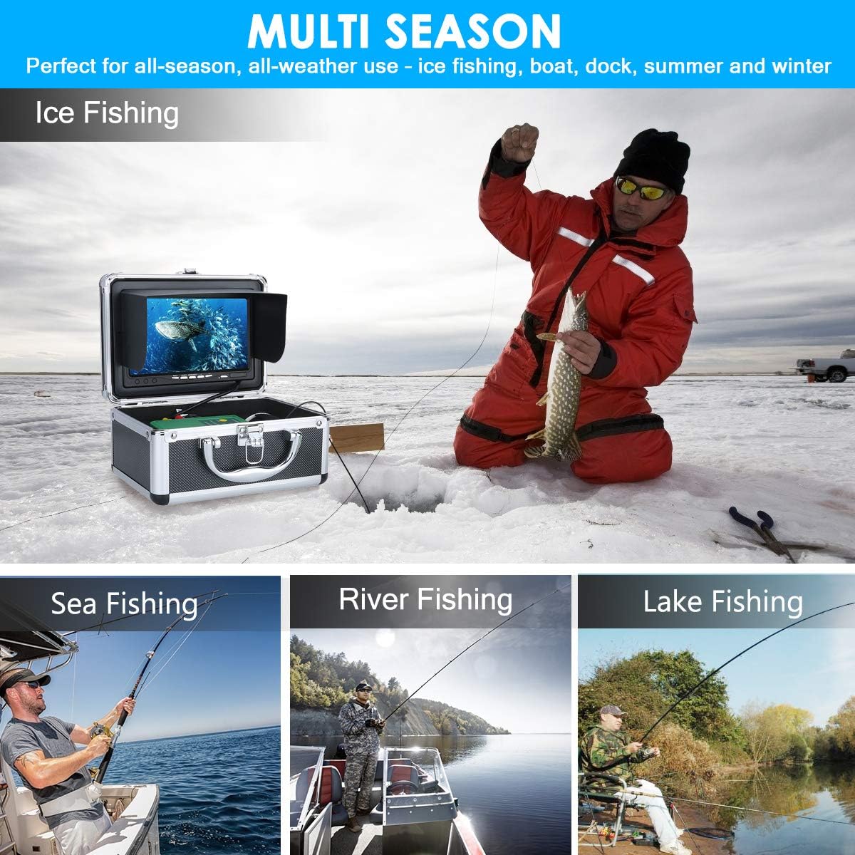 Underwater Fishing Camera with DVR 15m Cable G330