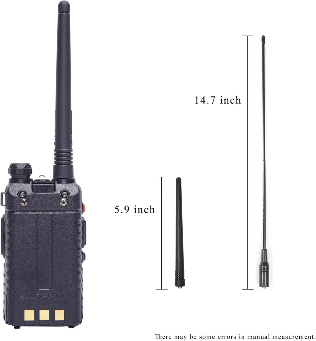 8 Watt Dual Band Portable Radio with 3800mAh Battery D1428