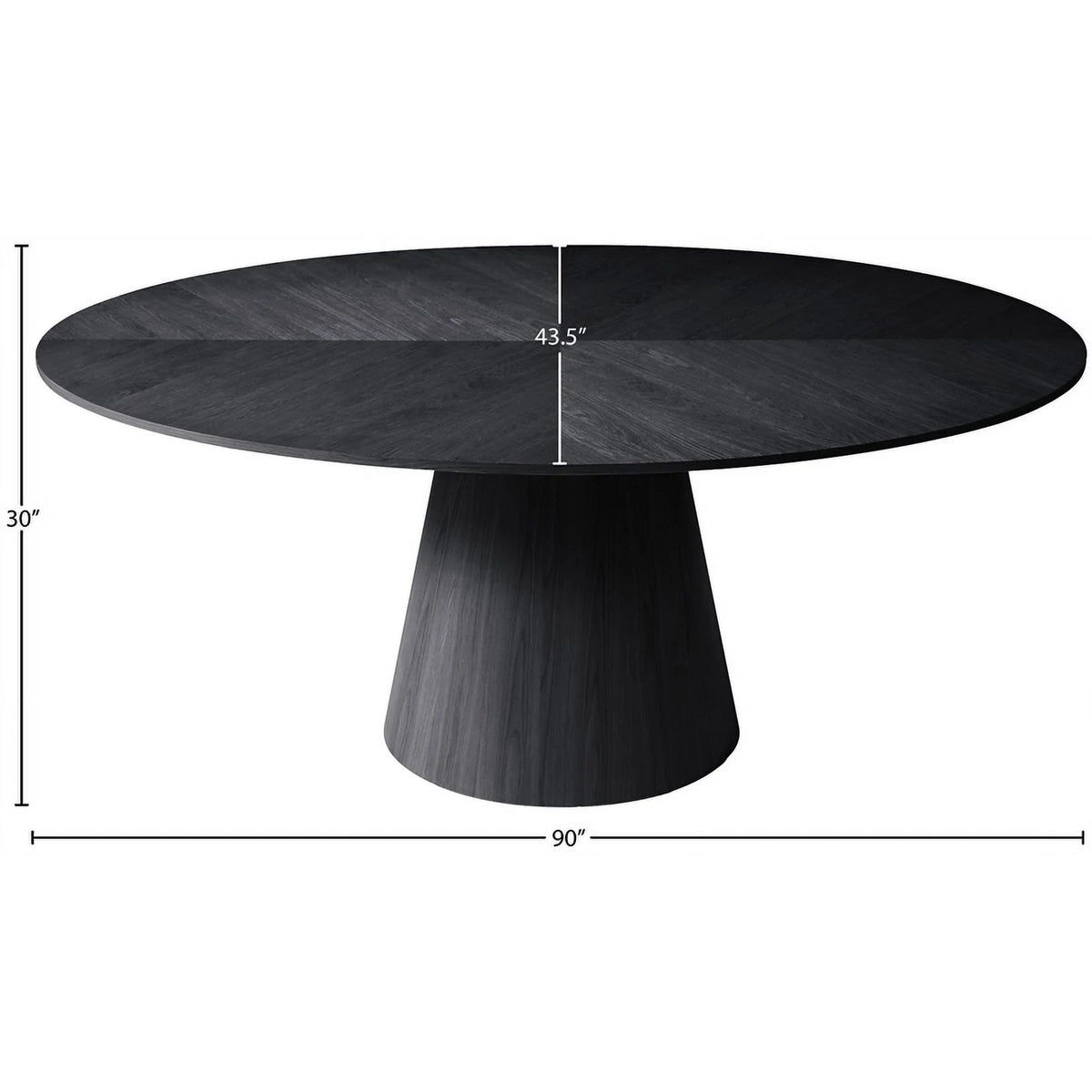 Black Dining Table A958