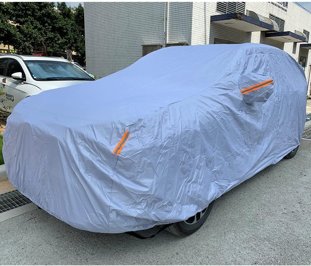 Heavy Duty All Weather Outdoor Full Car Cover with Zipper G47920