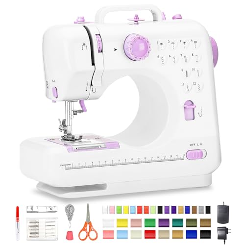 Mini Sewing Machine with 12 Built-in Stitches and Foot Pedal G414