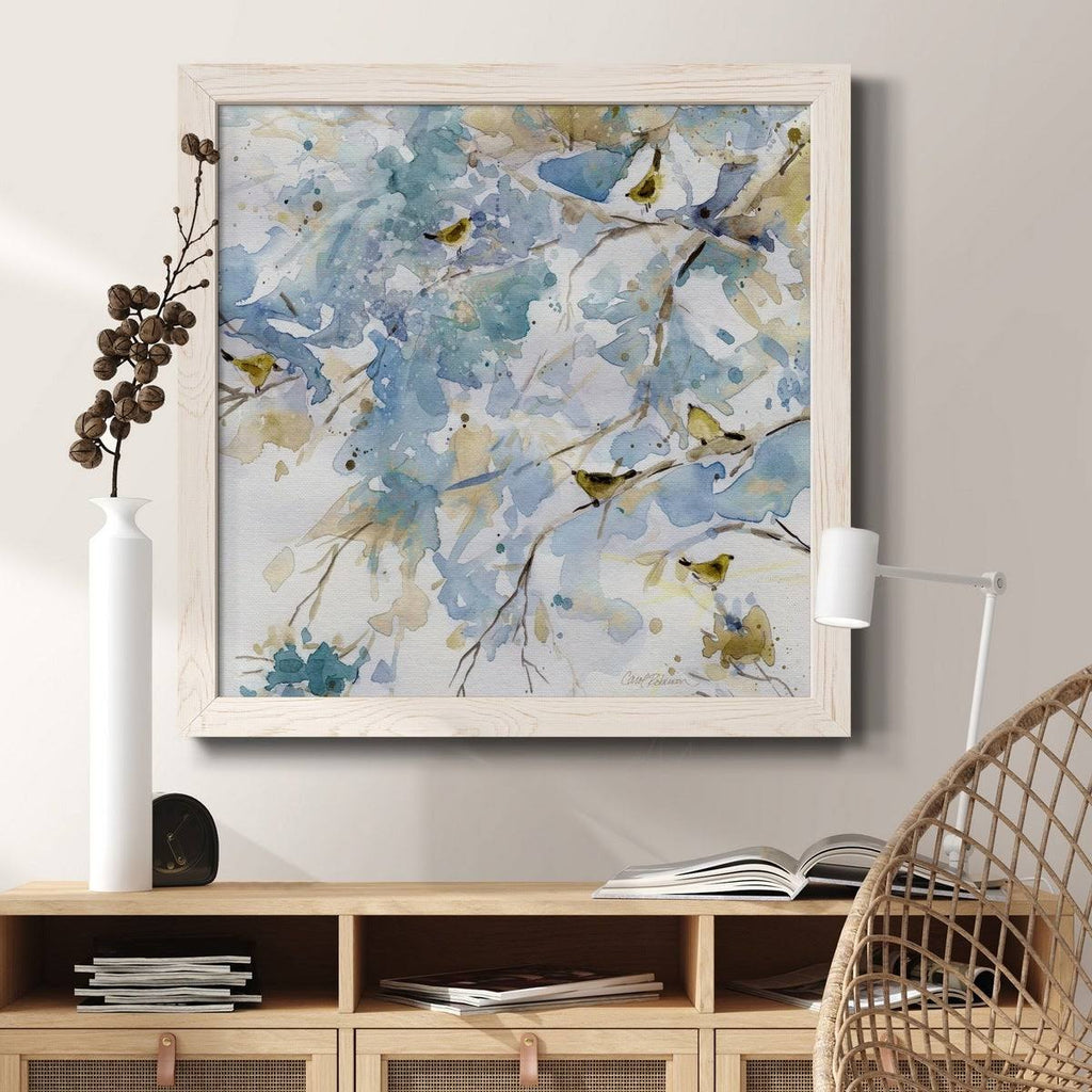 Framed Canvas 20x20 Black C3498