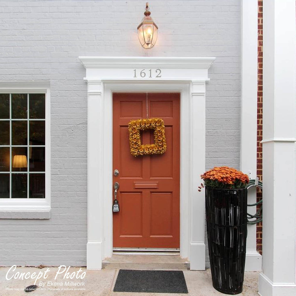 Plain PVC Pilaster with Standard Capital & Base (Pair) U10496