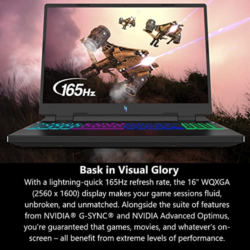 16" 165Hz IPS Gaming Laptop, AMD Ryzen 7 7840HS, NVIDIA GeForce RTX 4060, 16GB DDR5, 512GB SSD F7982