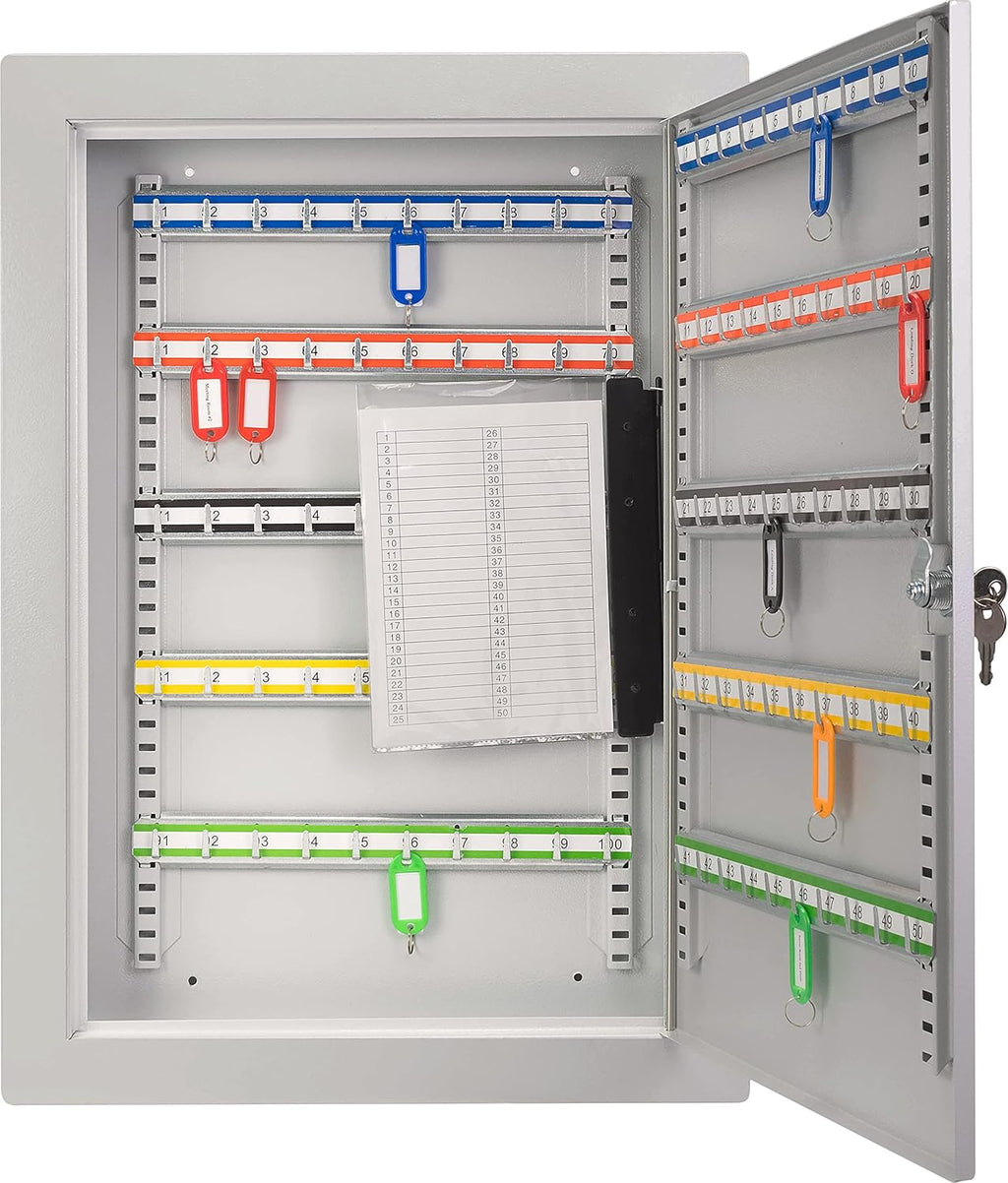 Gray Adjustable Key Cabinet Lock Box J914109