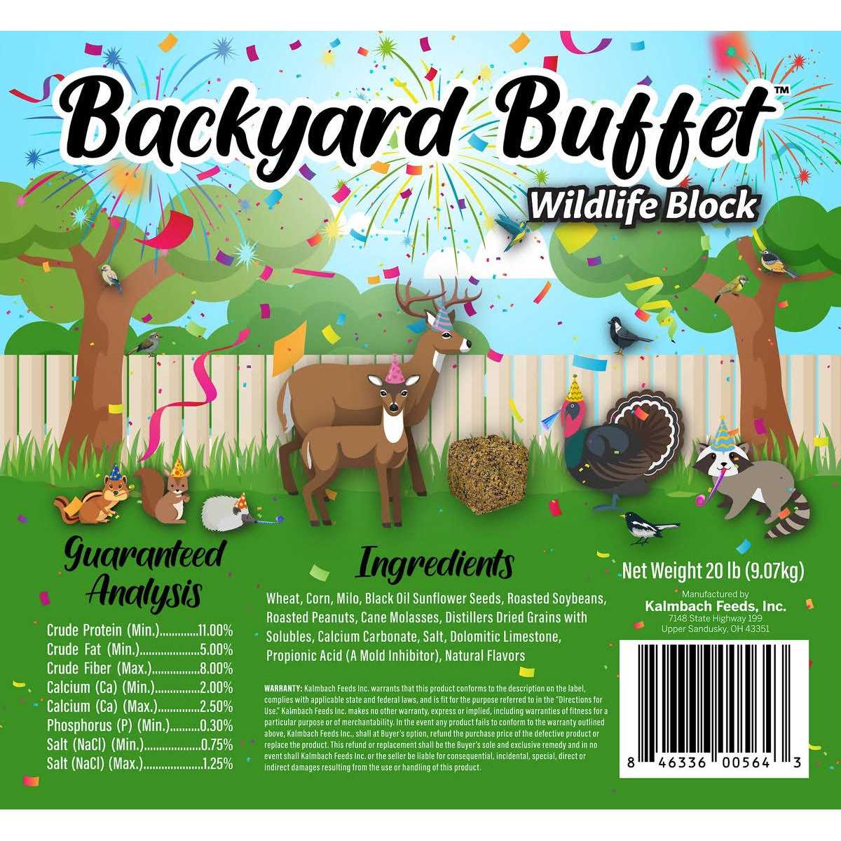 Backyard Buffet Wildlife Treat W5221