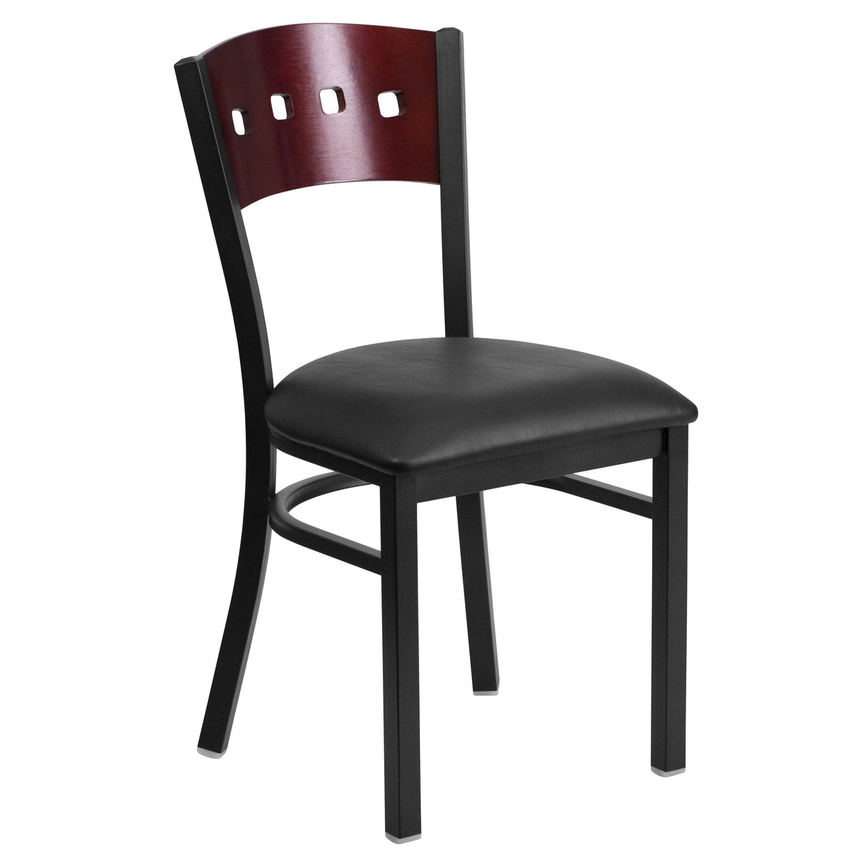 Black Metal Restaurant Chair R53719