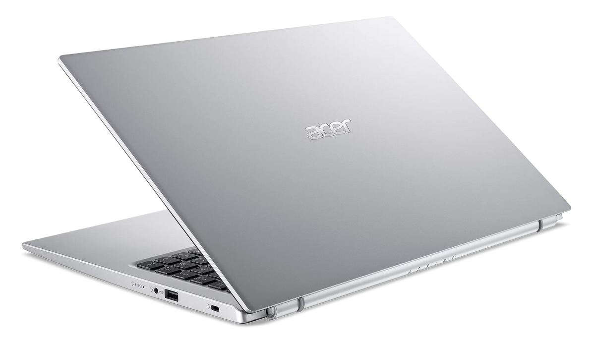 15.6" Full HD Display Intel Celeron N4500 4GB DDR4 128GB eMMC Pure Silver Windows 11 Home Laptop V6240