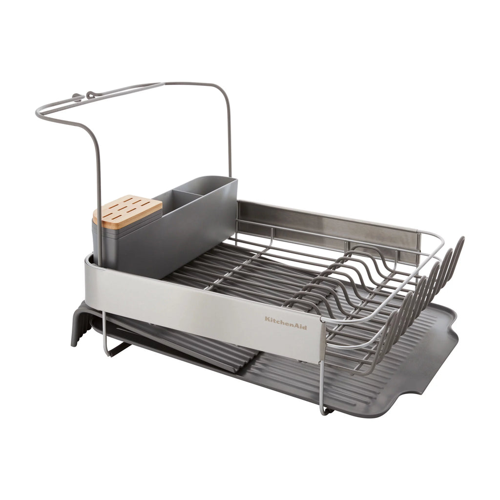 Charcoal Expandable Dish-Drying Rack F2418