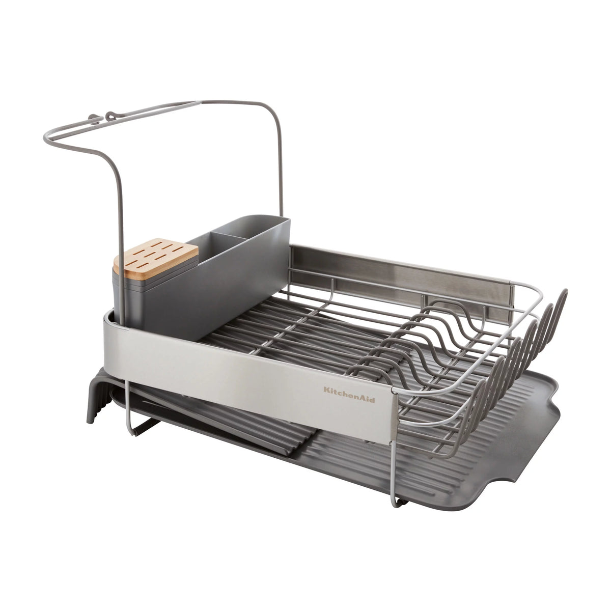 Charcoal Expandable Dish-Drying Rack F2418