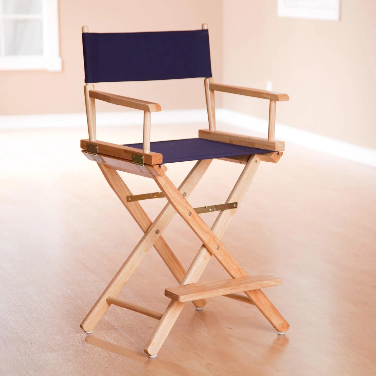 24 Inch Director's Chair Black Frame-Green Canvas V489