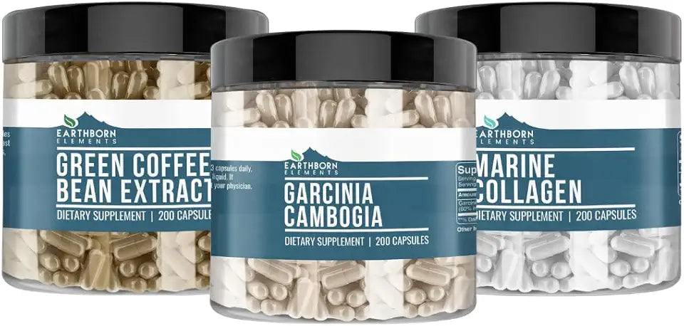 Garcinia Cambogia, Green Coffee Bean & Marine Collagen 200 Capsules Z416186