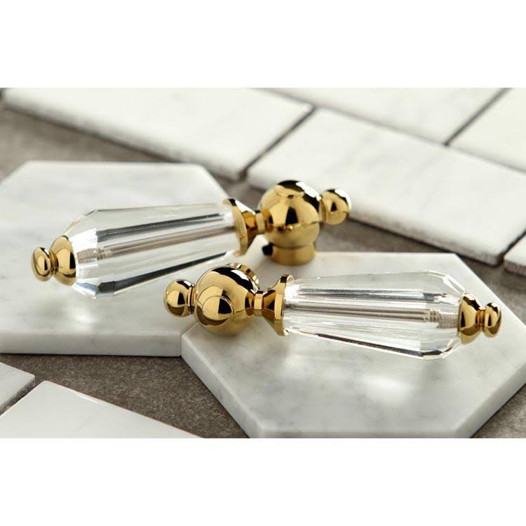 Polished Brass 4x22 Centerset Lavatory Faucet W291472