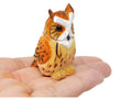 Wooden Owl Figurine F3241