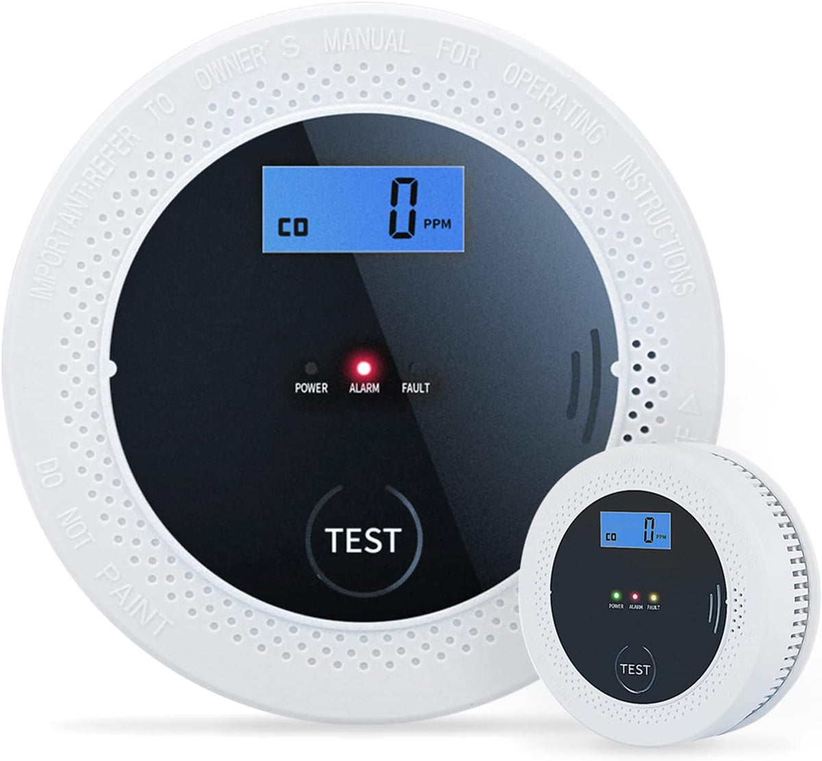 Smoke and Carbon Monoxide Alarm Detector with Photoelectric Sensor S135011