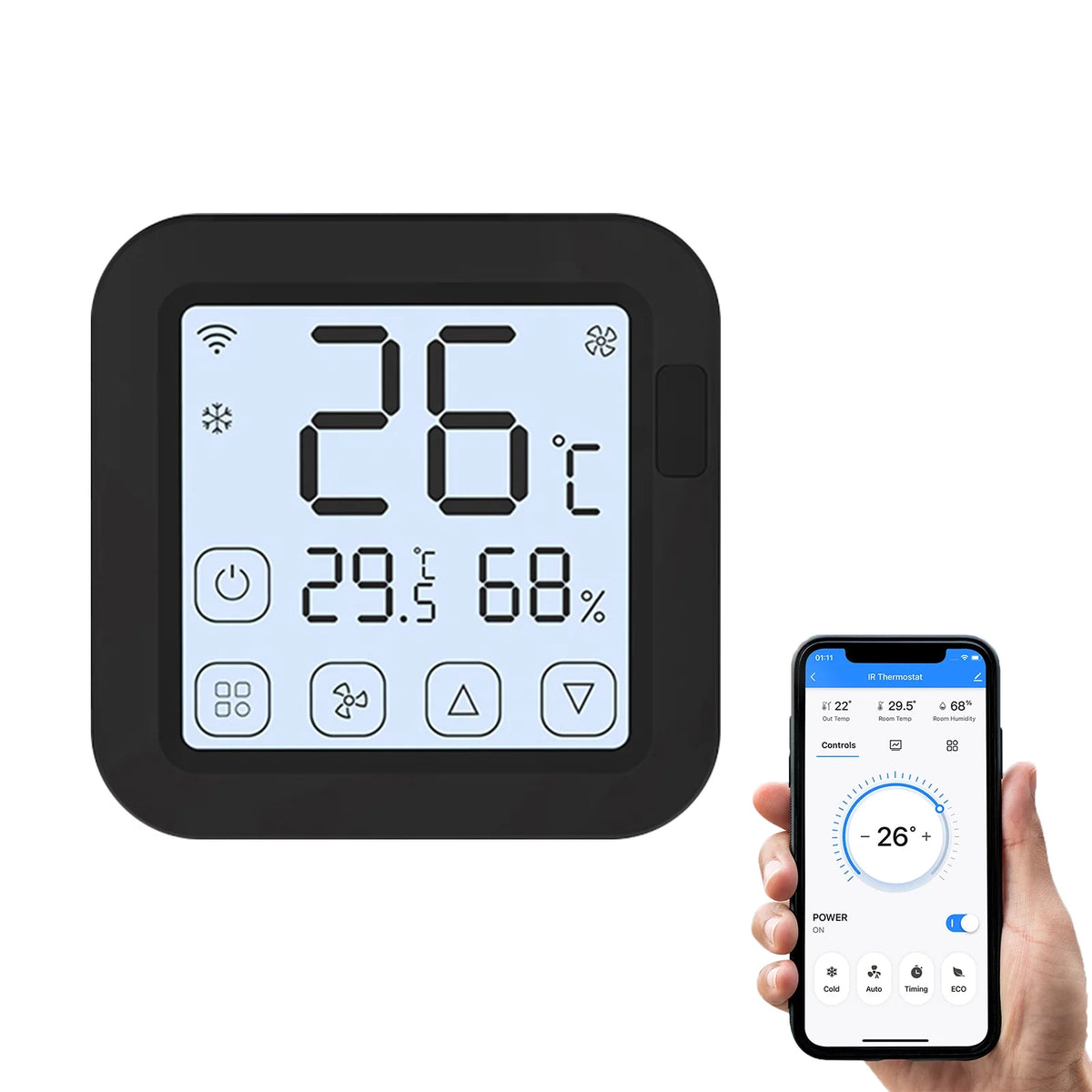 Wifi IR Air Conditioner Controller with LCD Display G4404