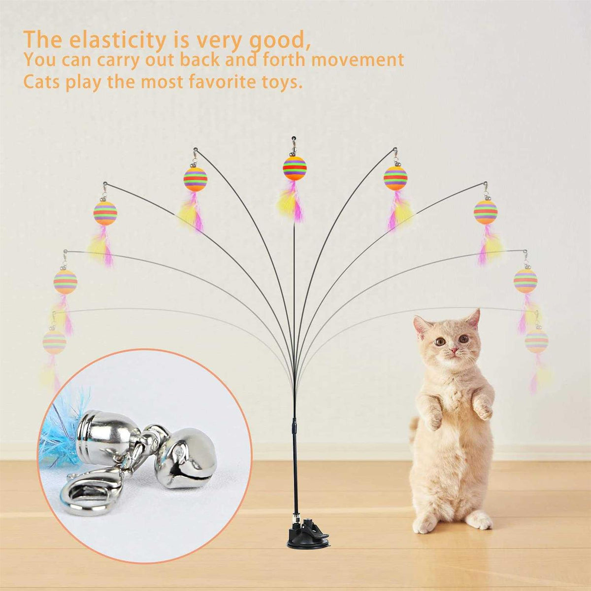 Cat Toy Wand Interactive Toys B35090