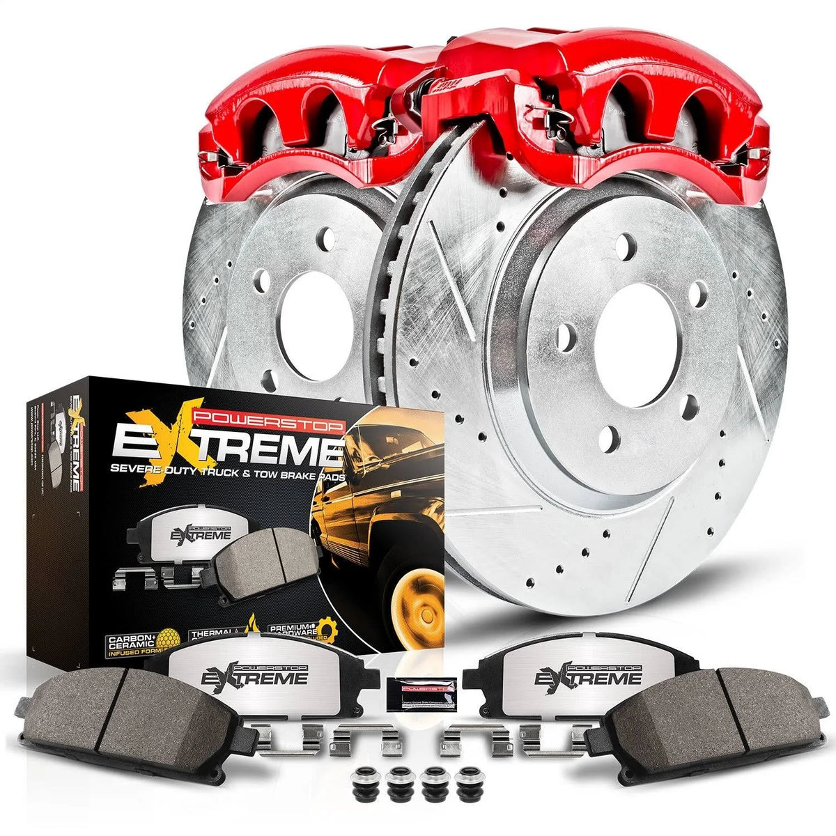 Front Z36 Truck & Tow Brake Kit with Calipers B469
