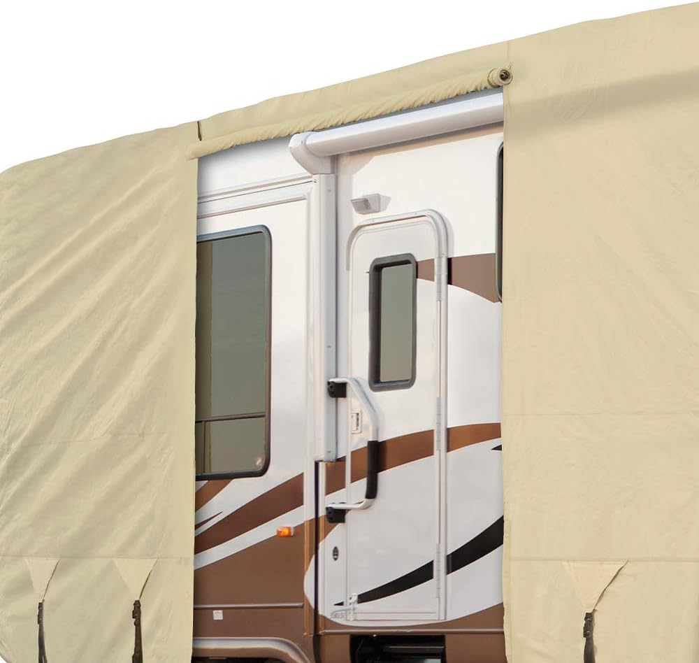 Tan Gray Waterproof Heavy Duty RV Cover G44648