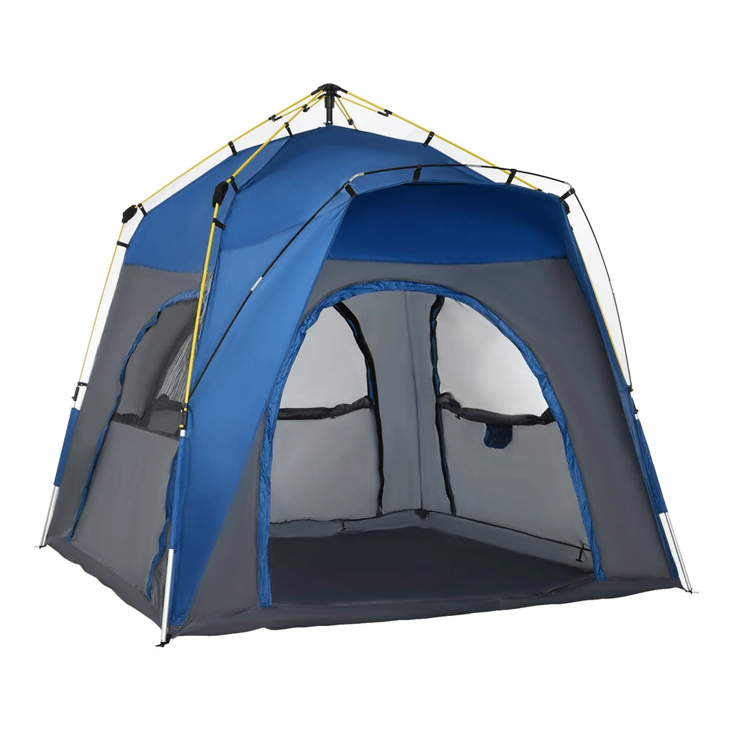 4 Person Pop Up Tent with Windows and Doors I3203