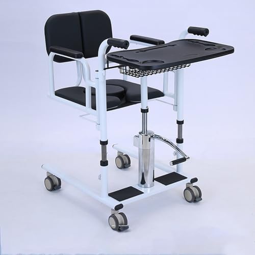 4 in 1 Hydraulic Patient Lift Transfer Chair with 180° Split Seat X944472