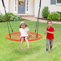 Orange Saucer Swing with Chains and Hooks Y650