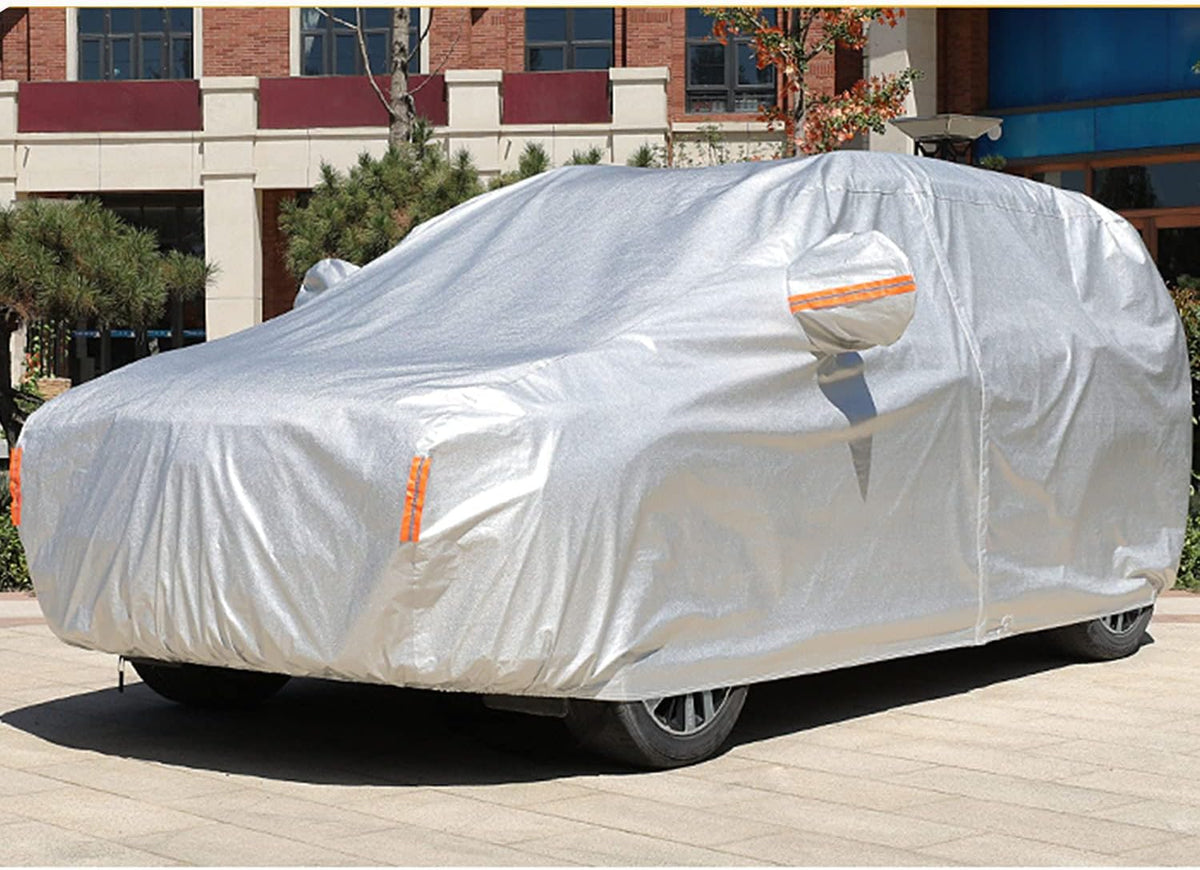Heavy Duty All Weather Outdoor Full Car Cover with Zipper G47920