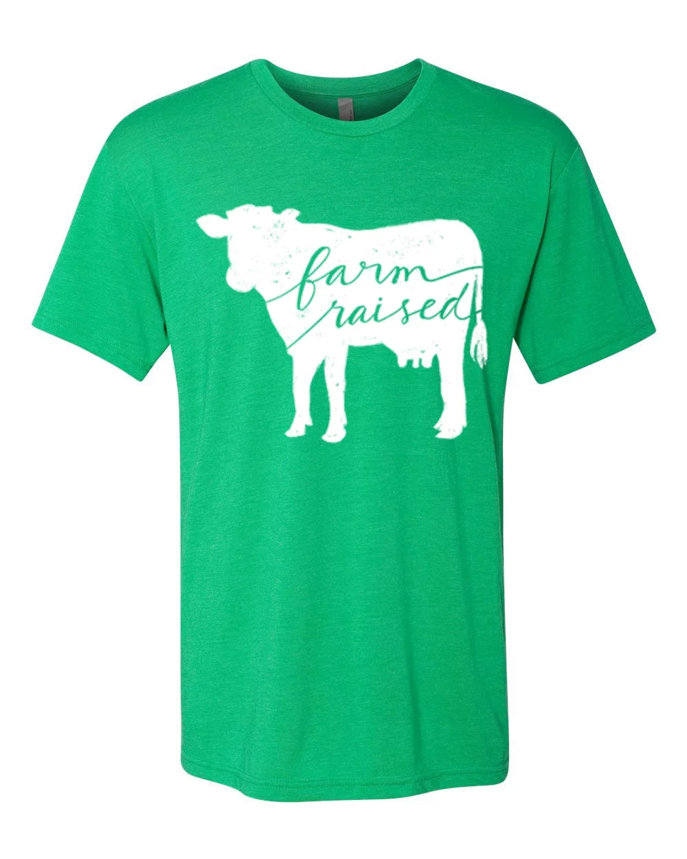 Farm Raised Cow Mens Tri Blend T-Shirt R15479