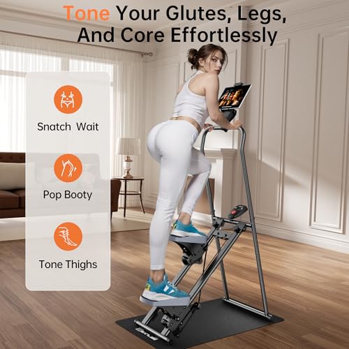 Stair Stepper Machine with Device Holder & Silicone Floor Mat B747956