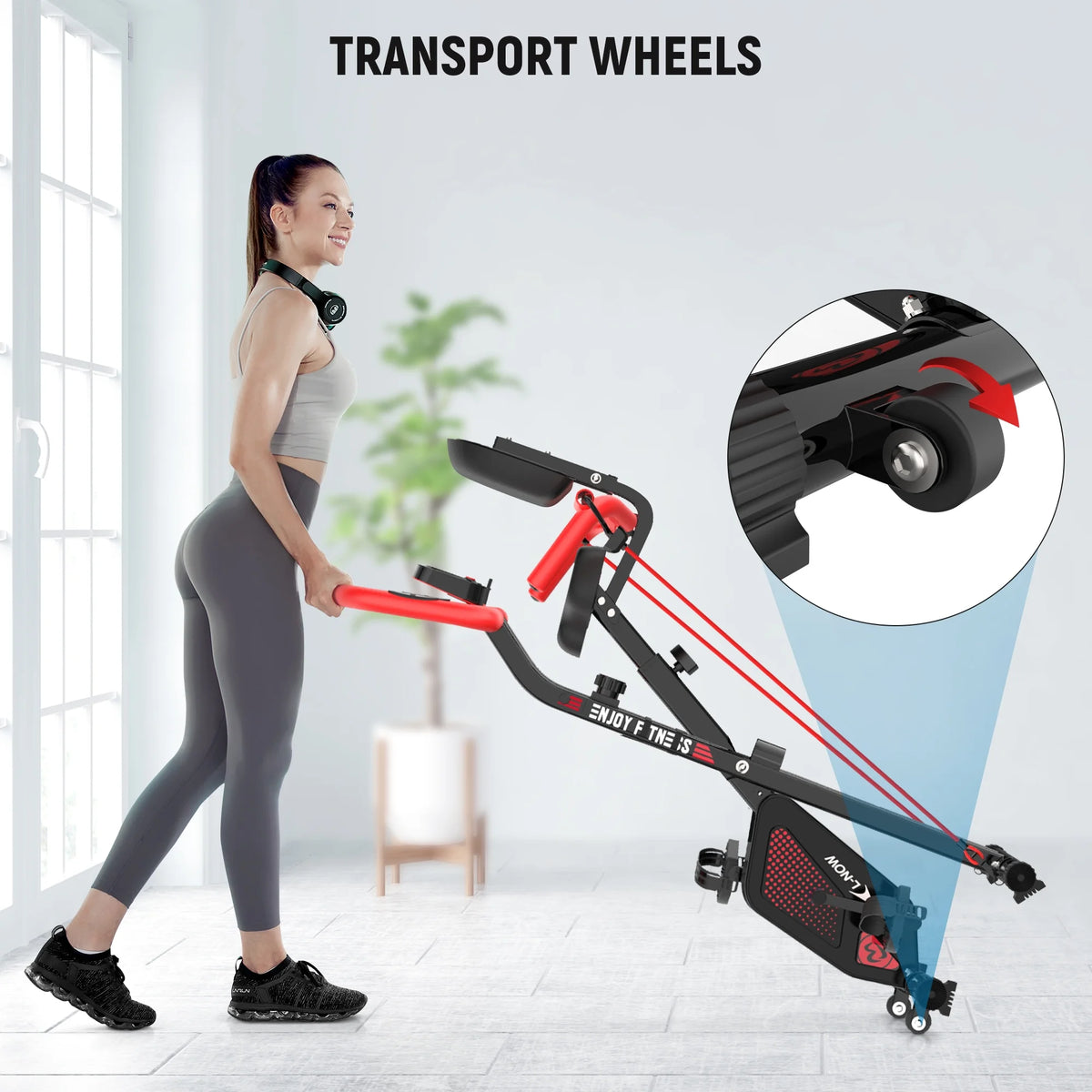 3in1 Foldable Exercise Bike Indoor Cycling Bike Magnetic Stationary Bike 300lb X113527