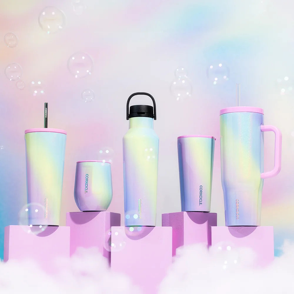 Stemless Insulated Wine Glass Tumbler, Rainbow Unicorn, 12 oz – Stainless Steel H5142