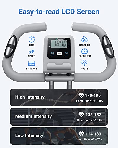 Folding Exercise Bike with 16-Level Magnetic Resistance D488406