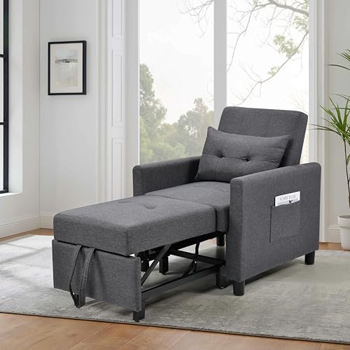 Deep Blue 3-in-1 Sofa Bed with Pullout Bed E2220