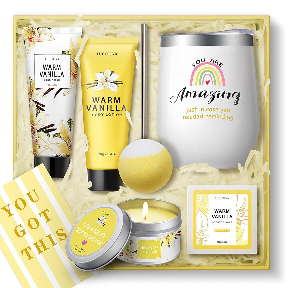 Warm Vanilla Bath and Body Gifts Set V674499