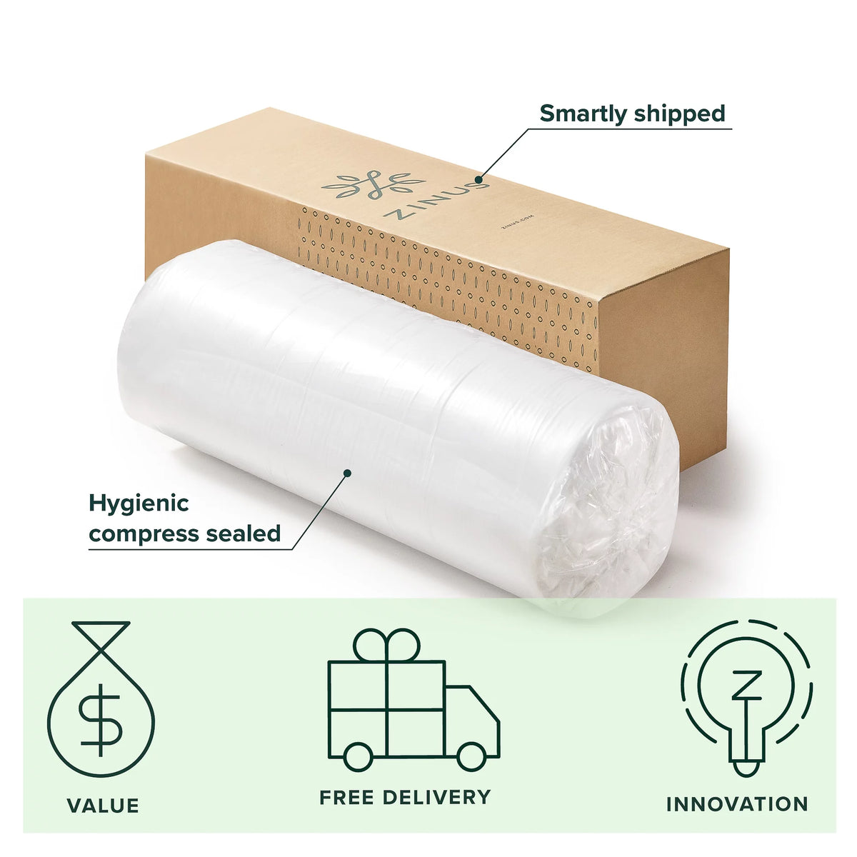 6 Cooling Essential Foam Mattress, Twin Y219467