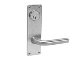 Satin Bronze Mortise Office Lever Lockset A6802