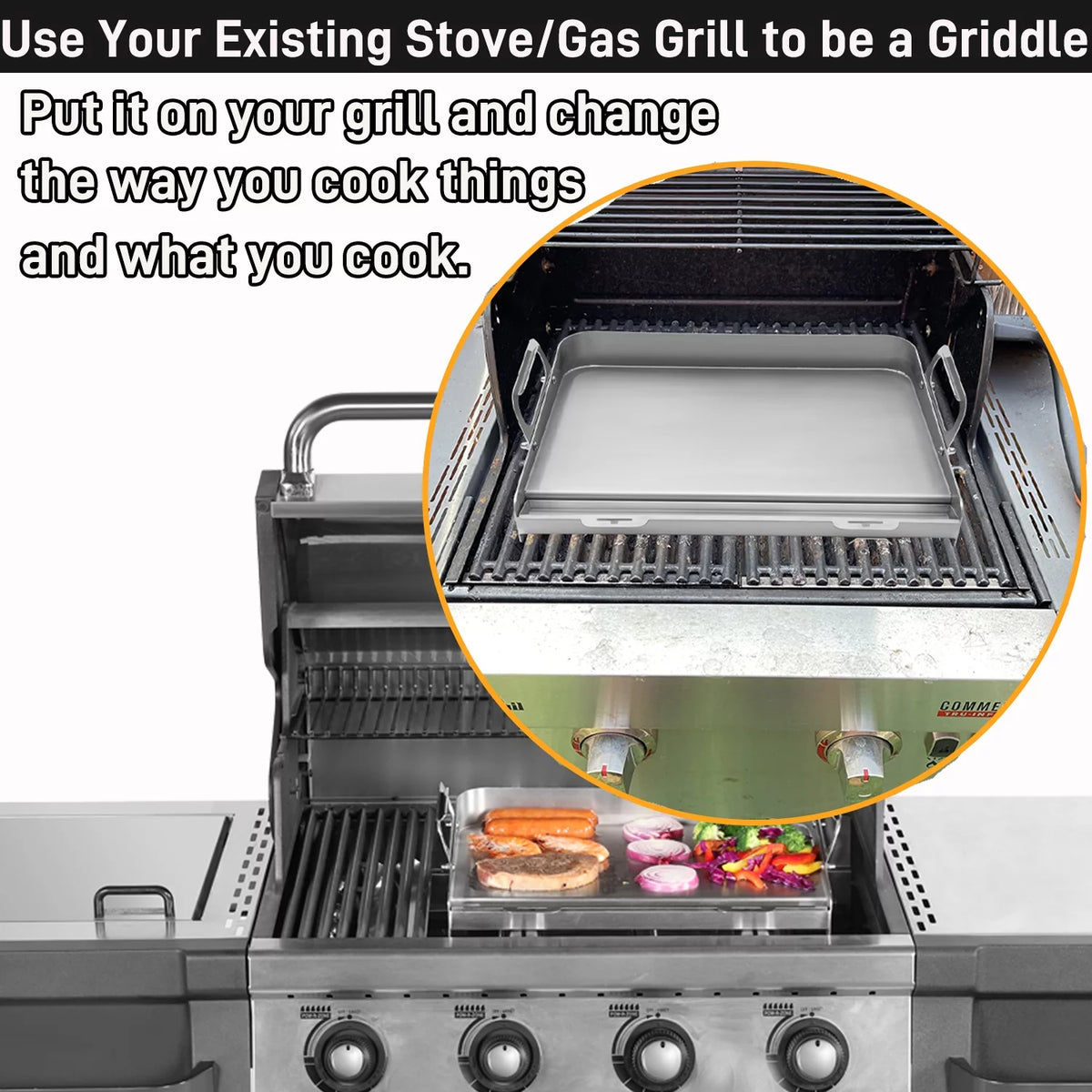 17 x 13 Flat Top Grill with Removable Grease Tray C632256
