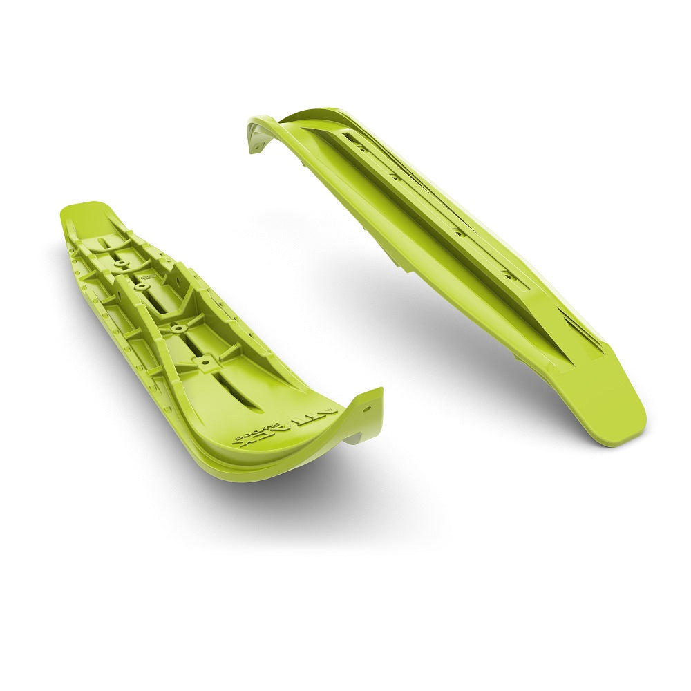 Pair of Manta Green Snowmobile Skis I872219