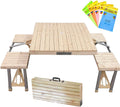 Folding Table and Chairs Set with 4 Seats I14234