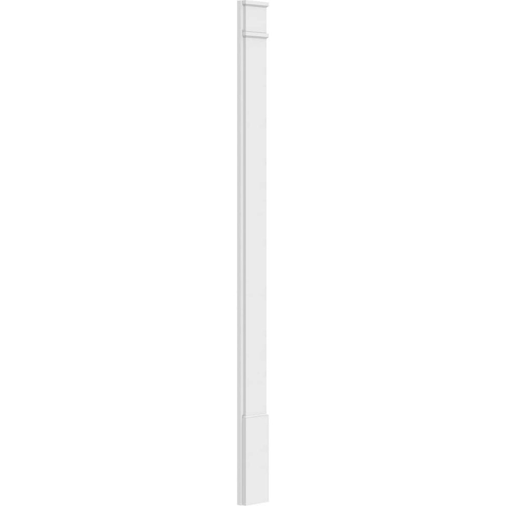 Plain PVC Pilaster with Standard Capital & Base (Pair) U10496