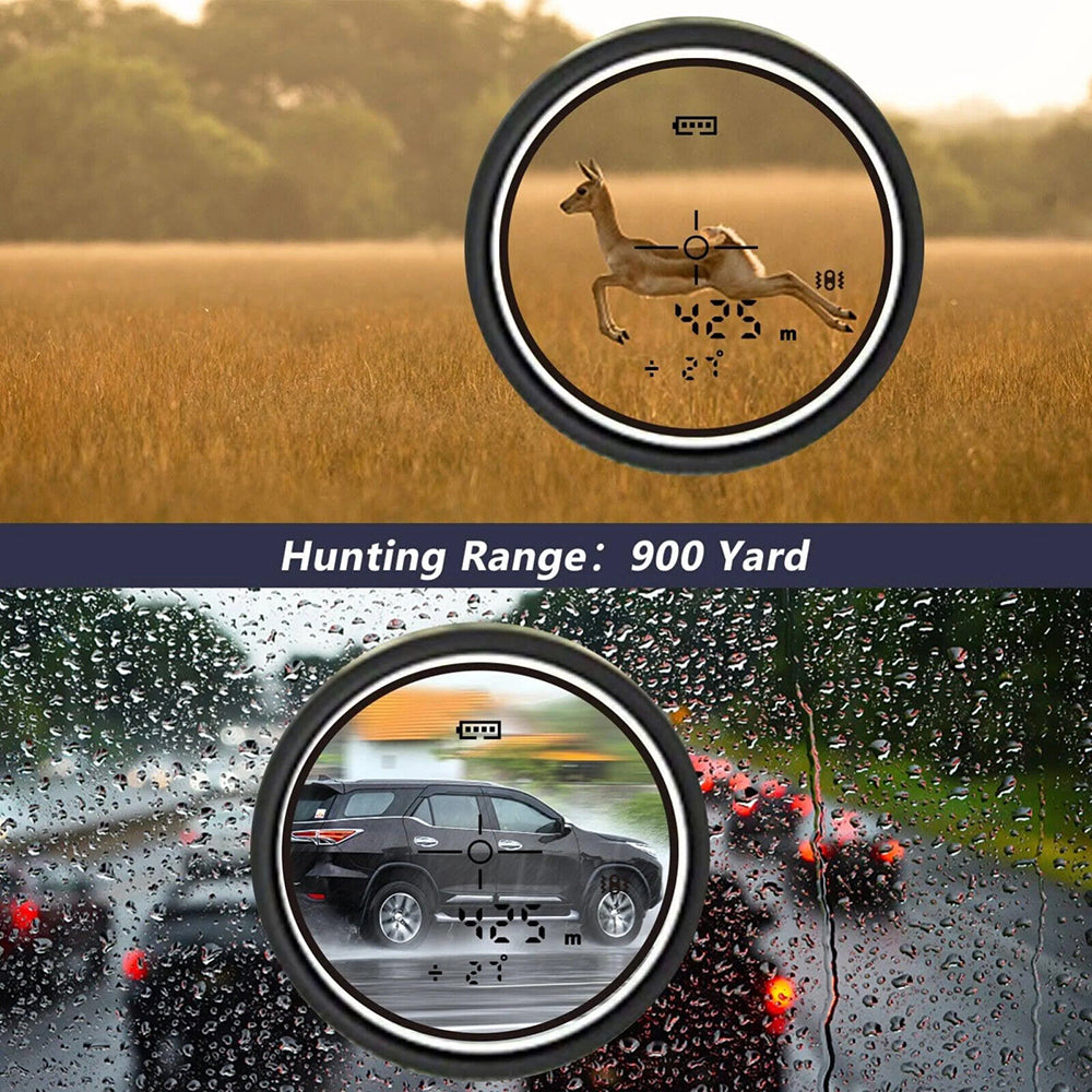 900 Yards Laser Rangefinder with 6X Magnification V912