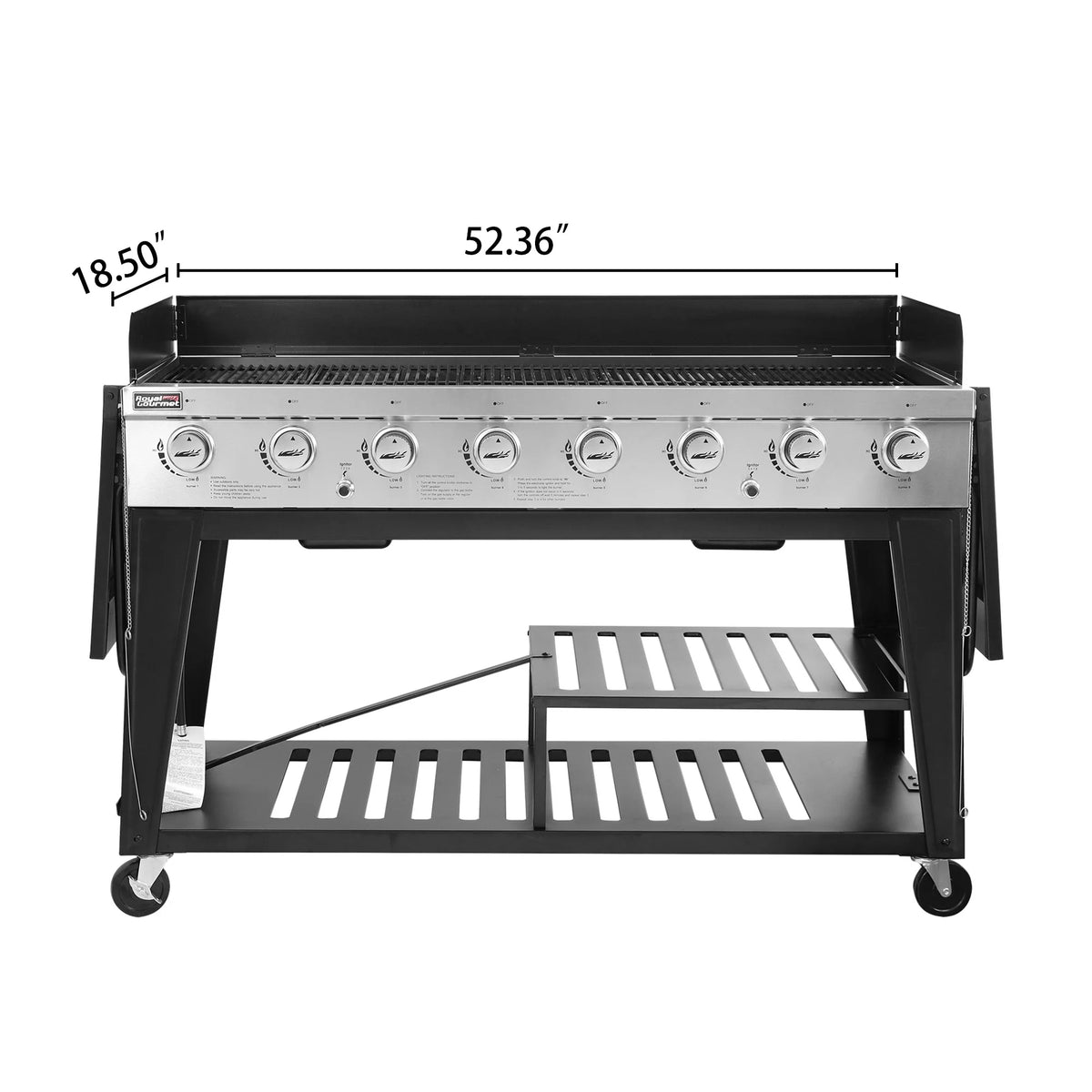 8-Burner Propane Gas BBQ Grill Q787