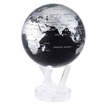 Black and Silver Globe 6" Q346349