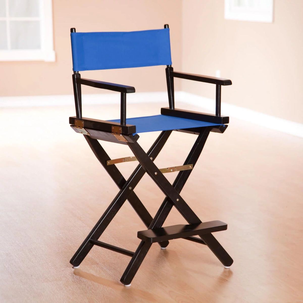 24 Inch Director's Chair Black Frame-Green Canvas V489