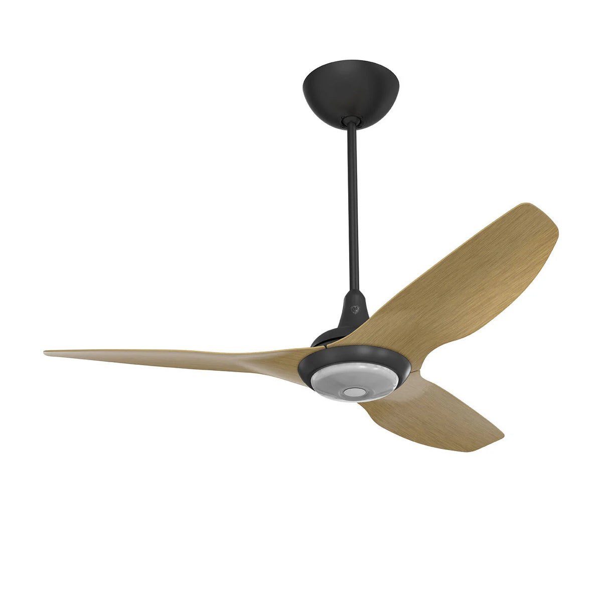 52 Ceiling Fan with Caramel Aluminum Blades and Black Finish N278