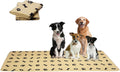 Washable Reusable Pee Pads for Dogs with Pet Grooming Gloves C942