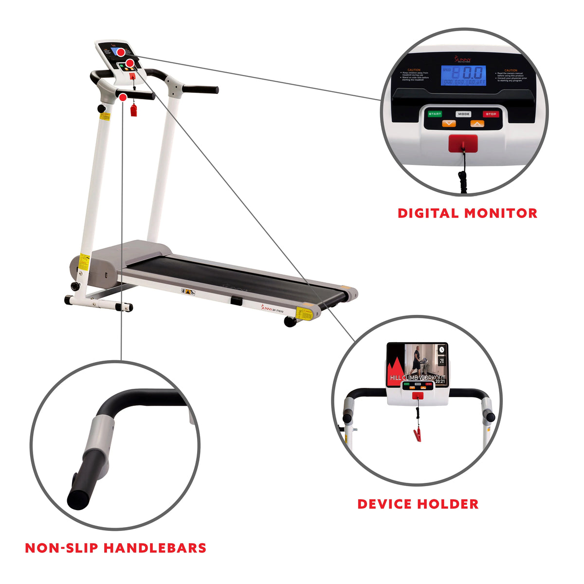 Motorized Foldable Treadmill N9204